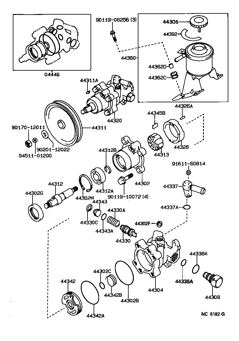 Vane Pump & Reservoir