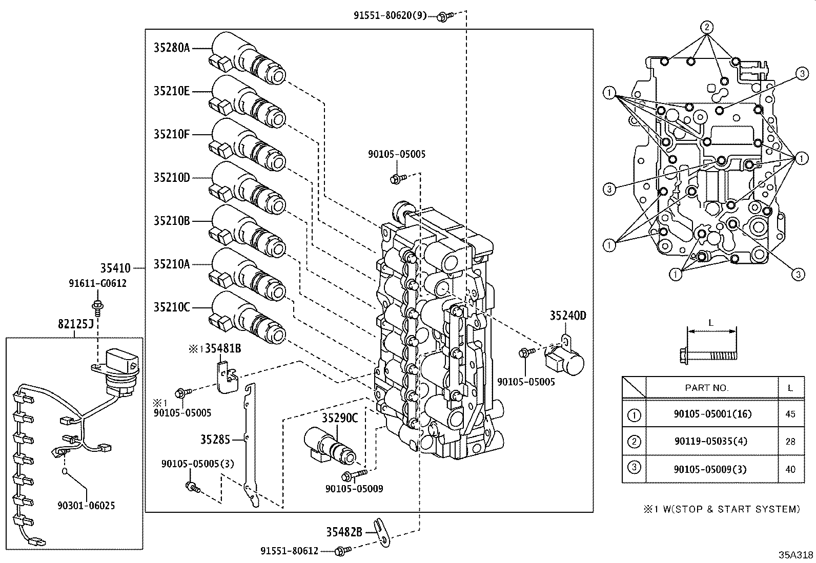 Valve Body Oil Strainer