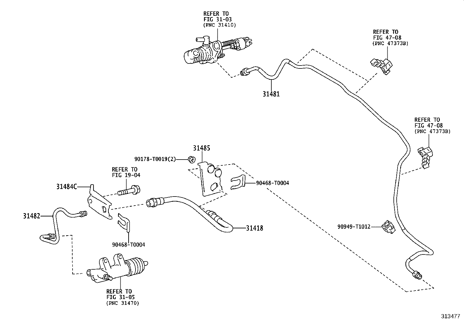 Clutch Pedal Flexible Hose
