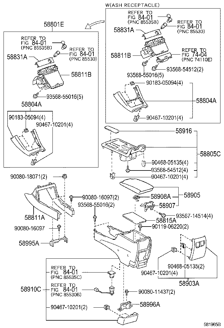 Console Box & Bracket