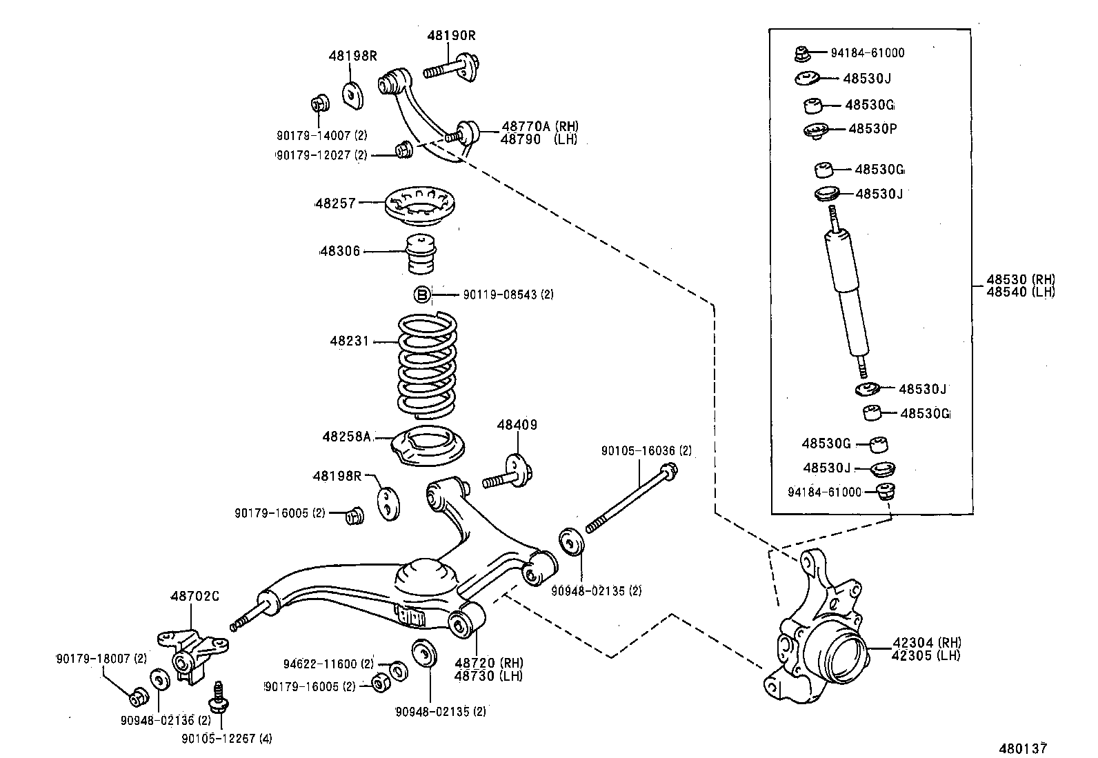 Rear Spring & Shock Absorber