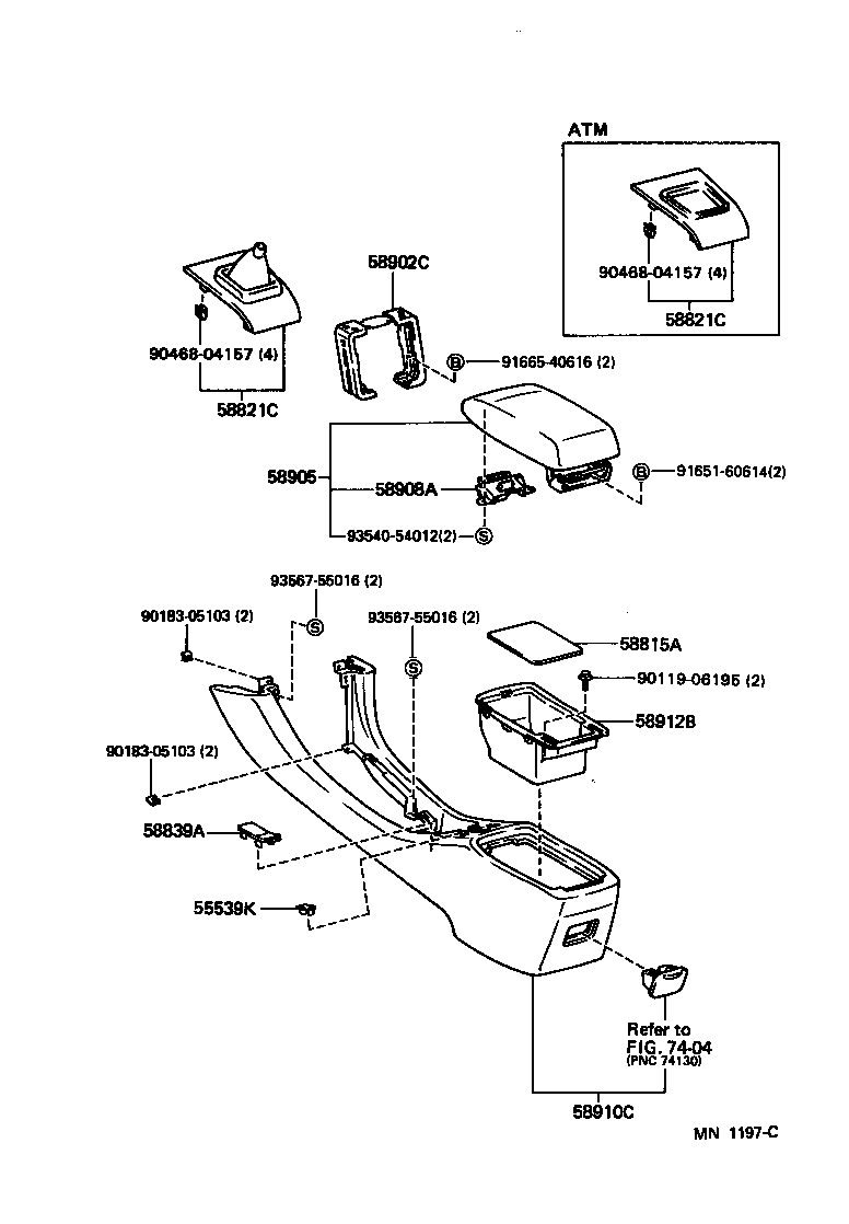 Console Box & Bracket