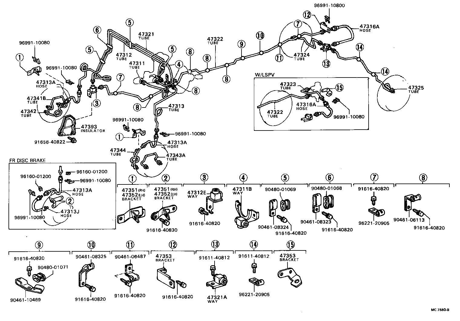 Brake Tube Clamp