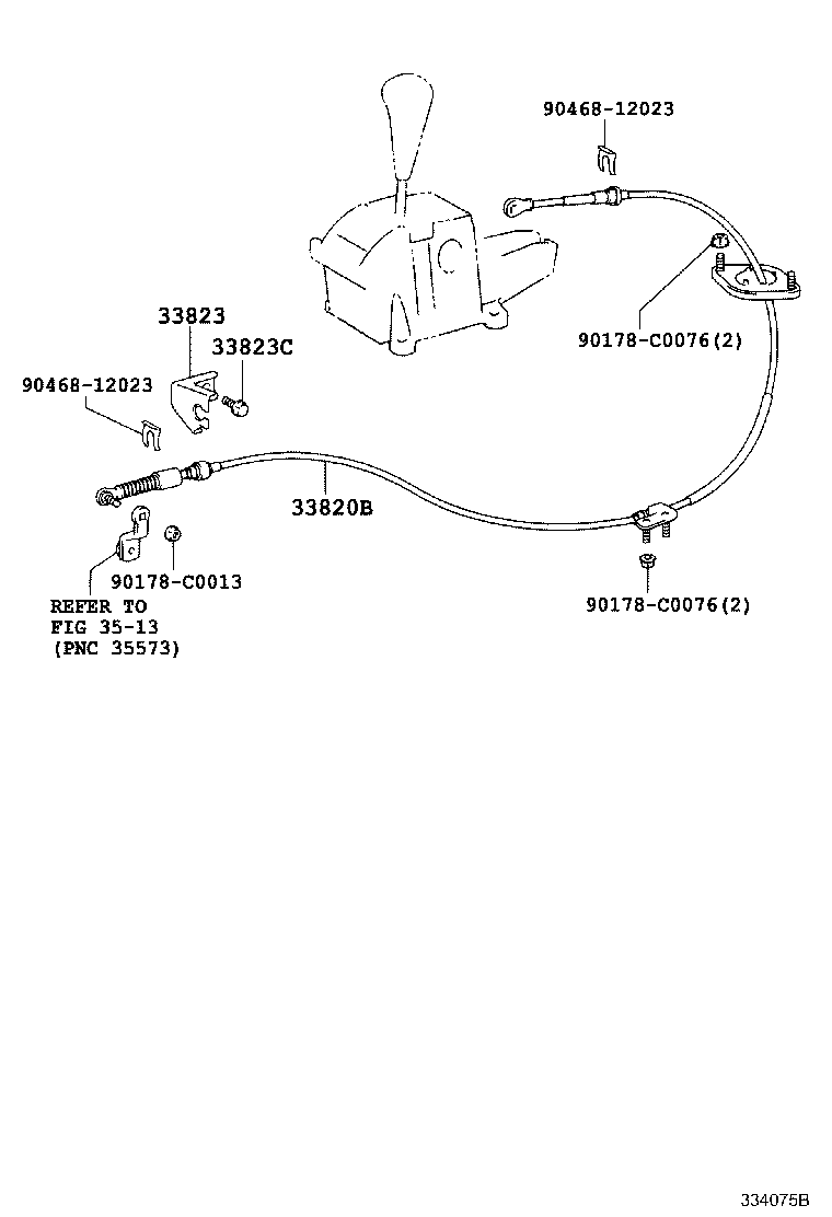 Shift Lever & Retainer