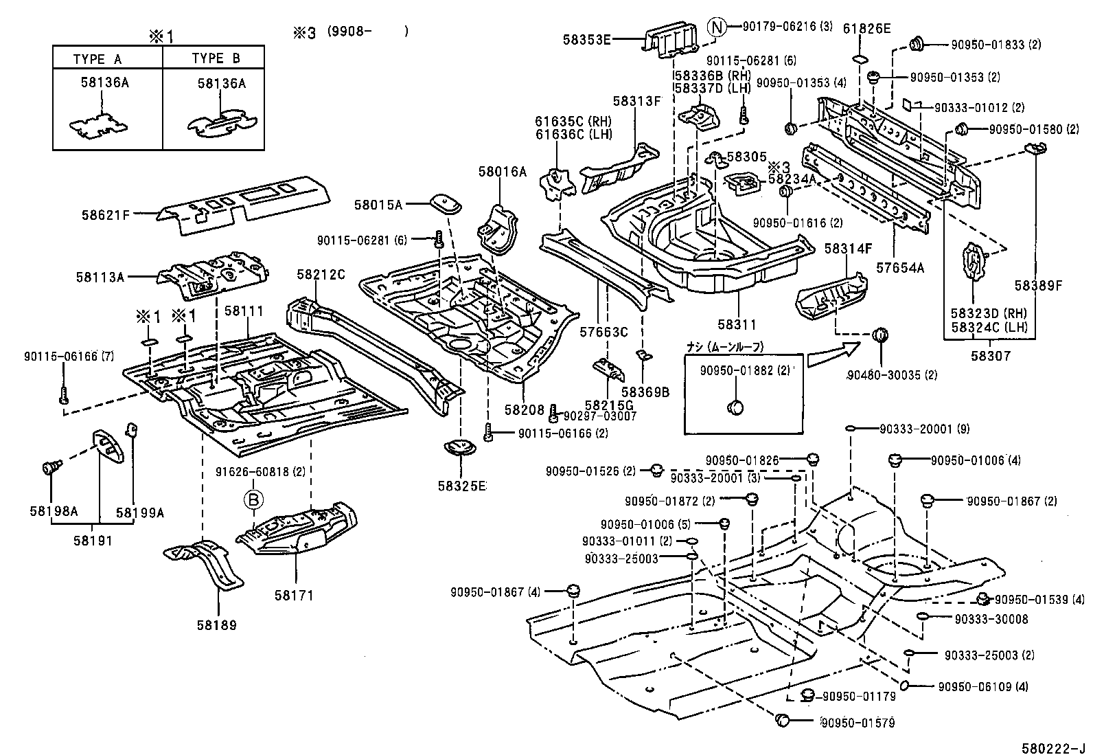 Floor Pan & Lower Back Panel