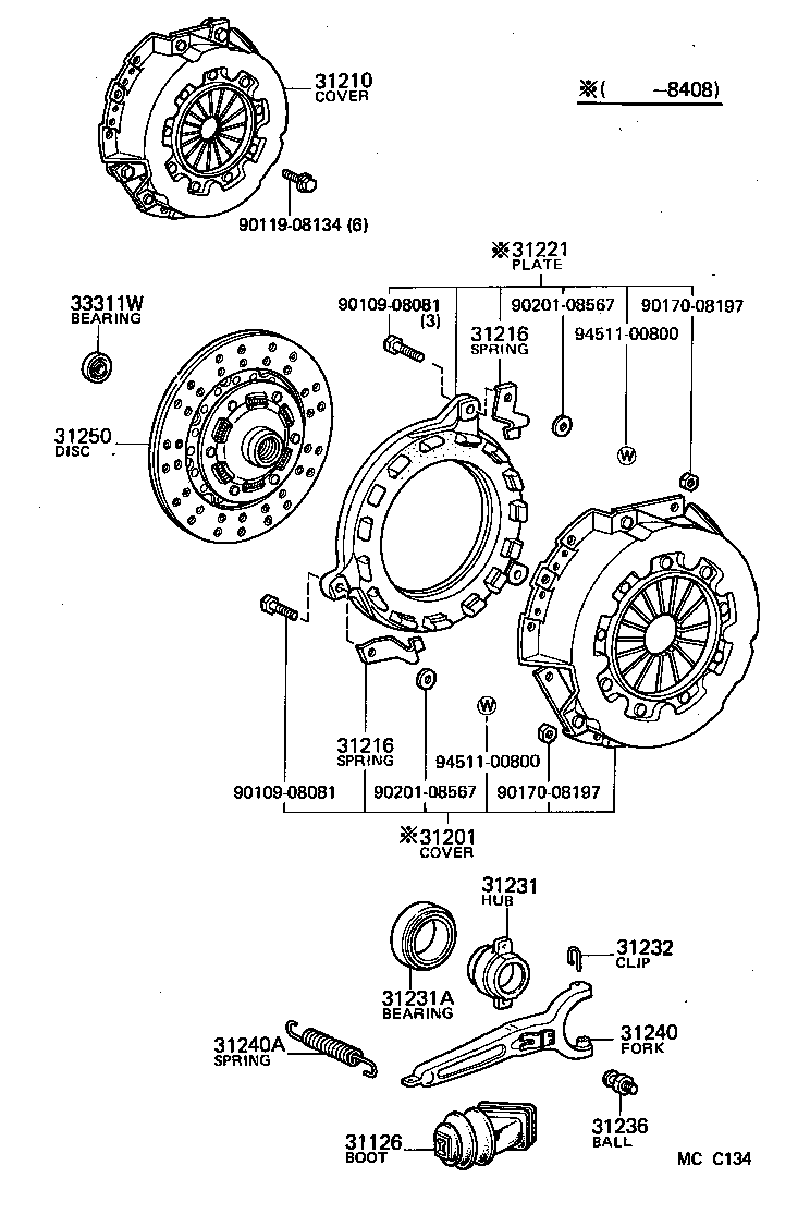 Clutch & Release Fork