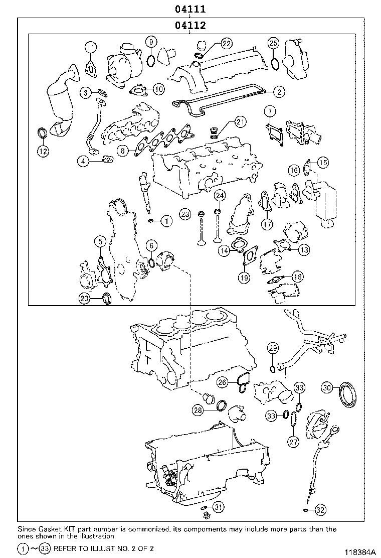 Engine Overhaul Gasket Kit
