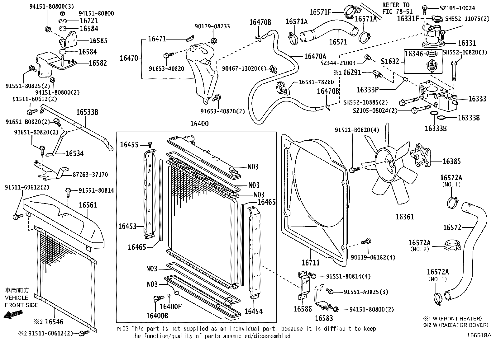 Radiator Water Outlet