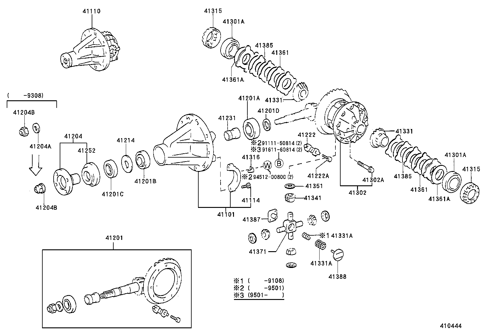 Rear Axle Housing Differential