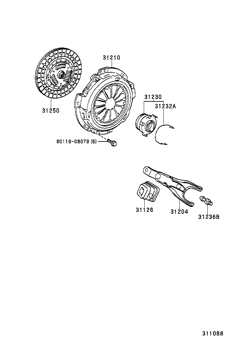 Clutch & Release Fork