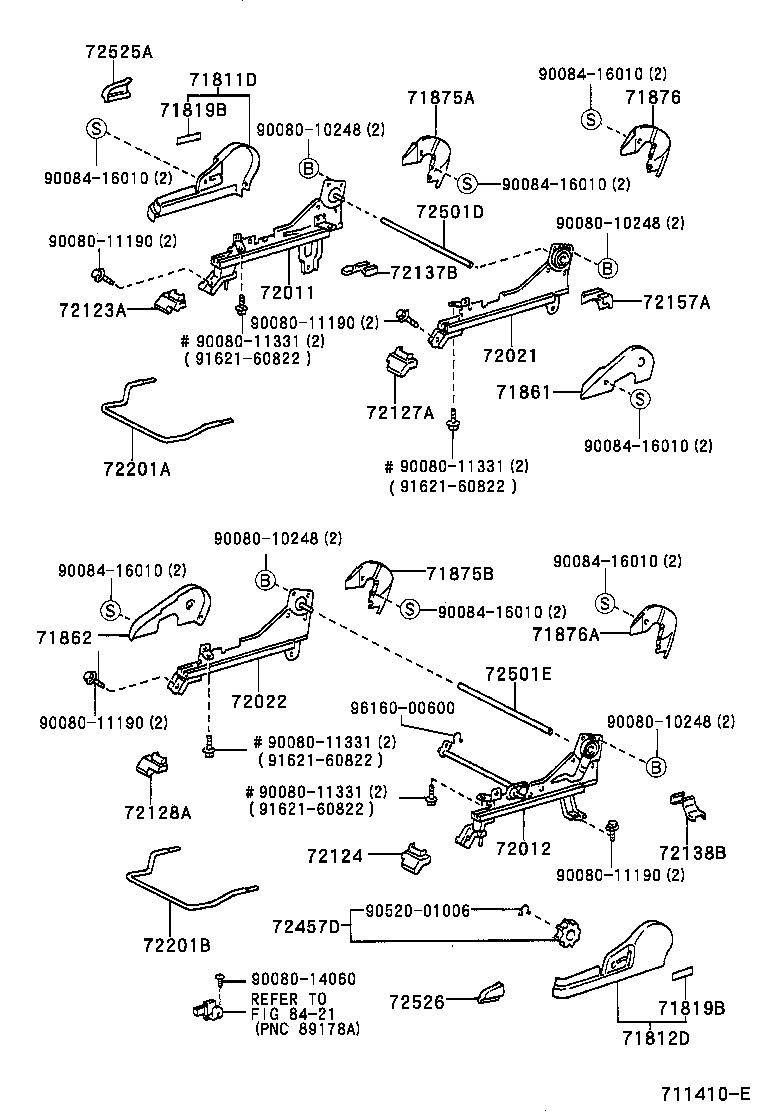 Front Seat & Seat Track