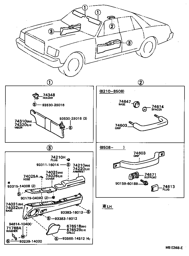 Armrest Visor