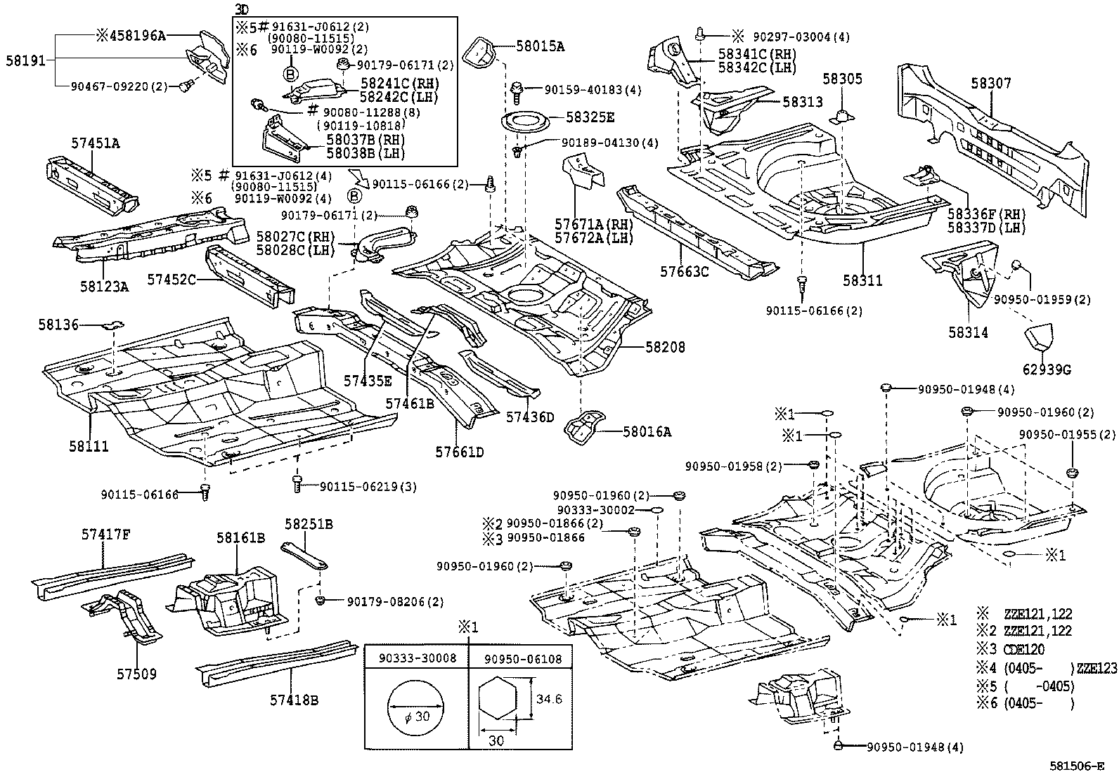 Floor Pan & Lower Back Panel