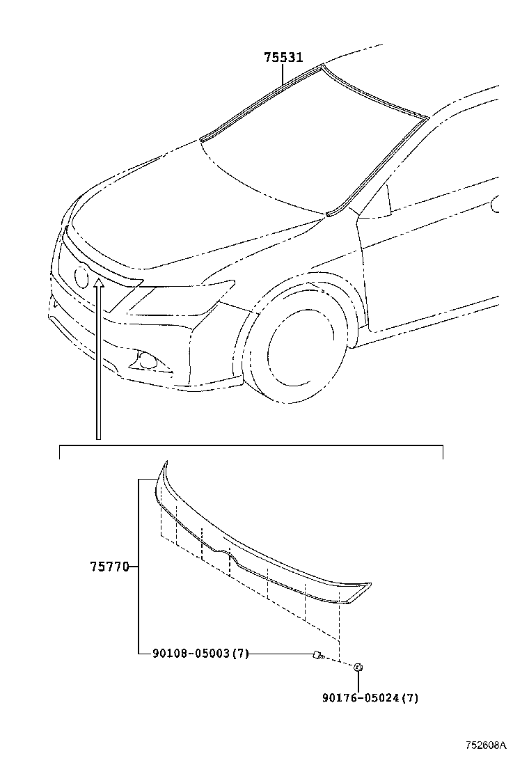 Moldura frontal