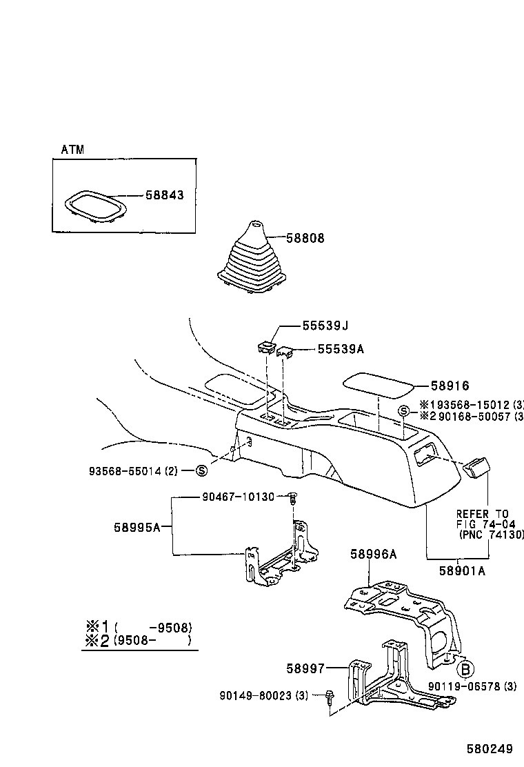 Console Box & Bracket