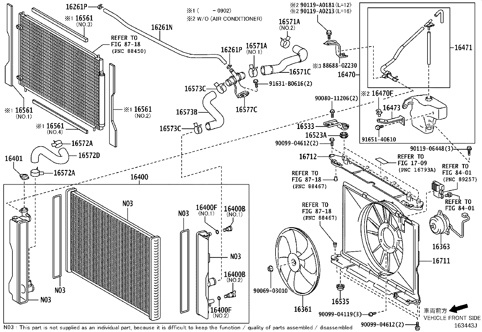 Radiator Water Outlet