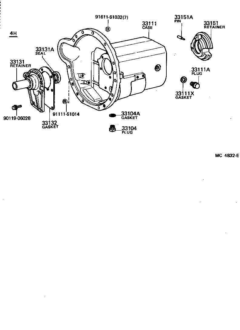 Clutch Housing + Transmission Case