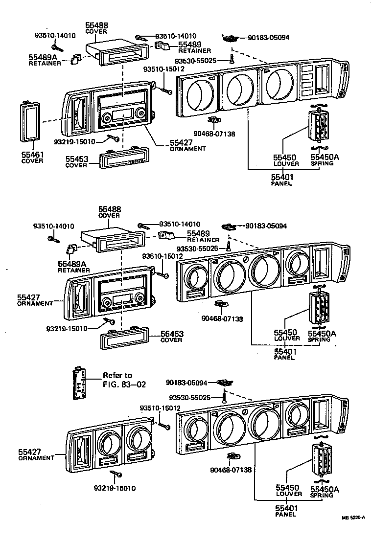 Instrument Panel Glove Compartment