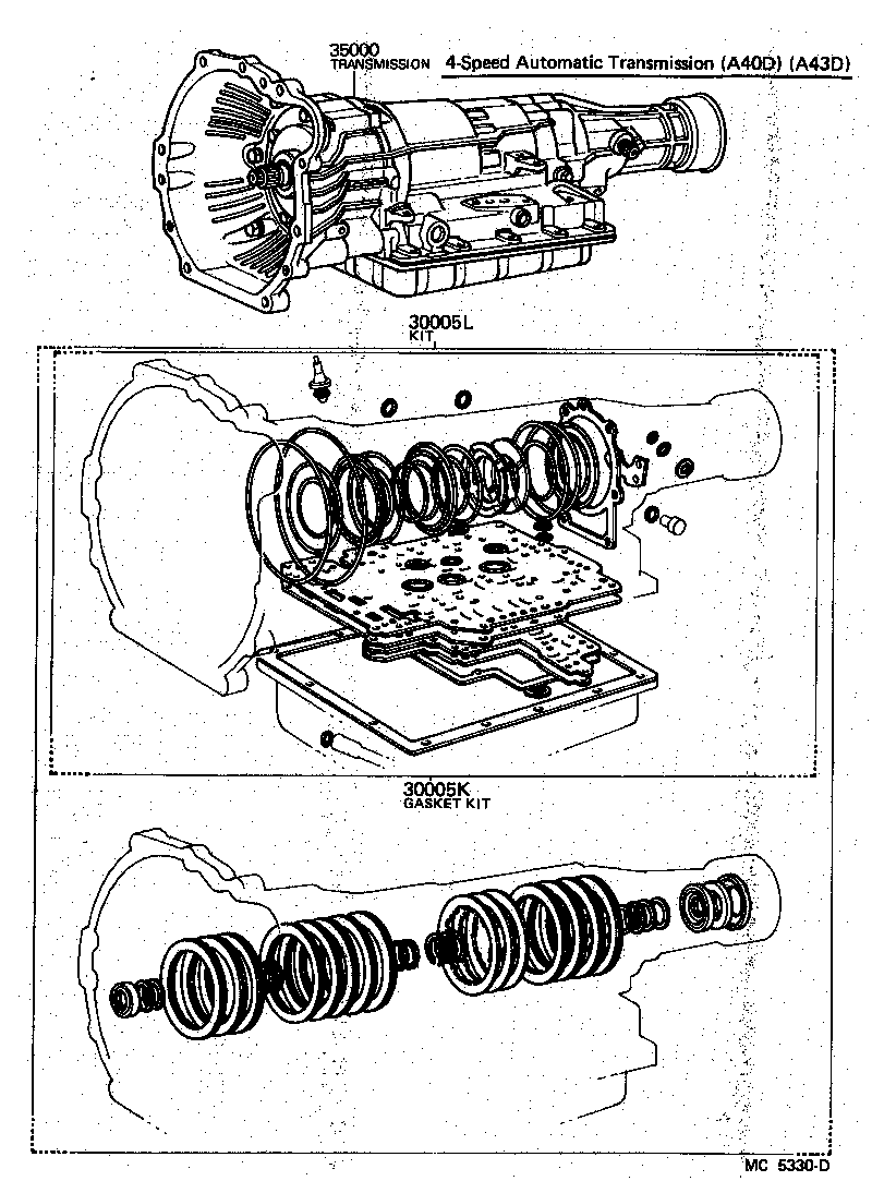Transaxle Or Transmission Assy & Gasket Kit