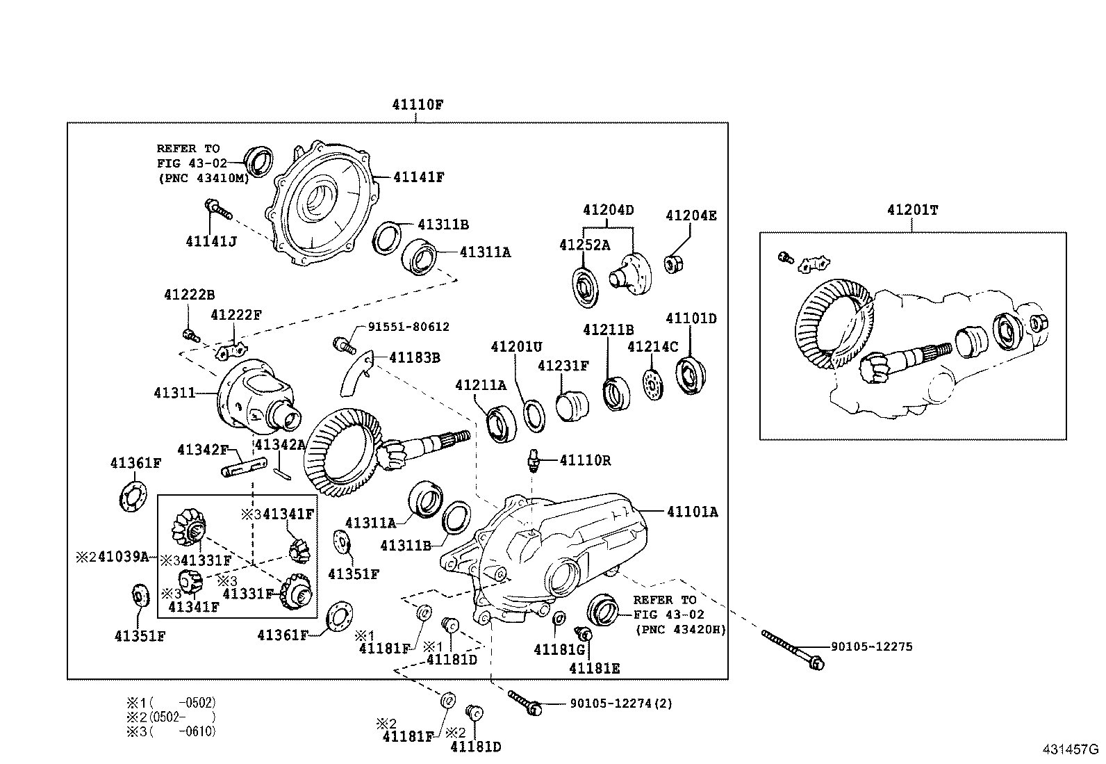 Front Axle Housing & Differential