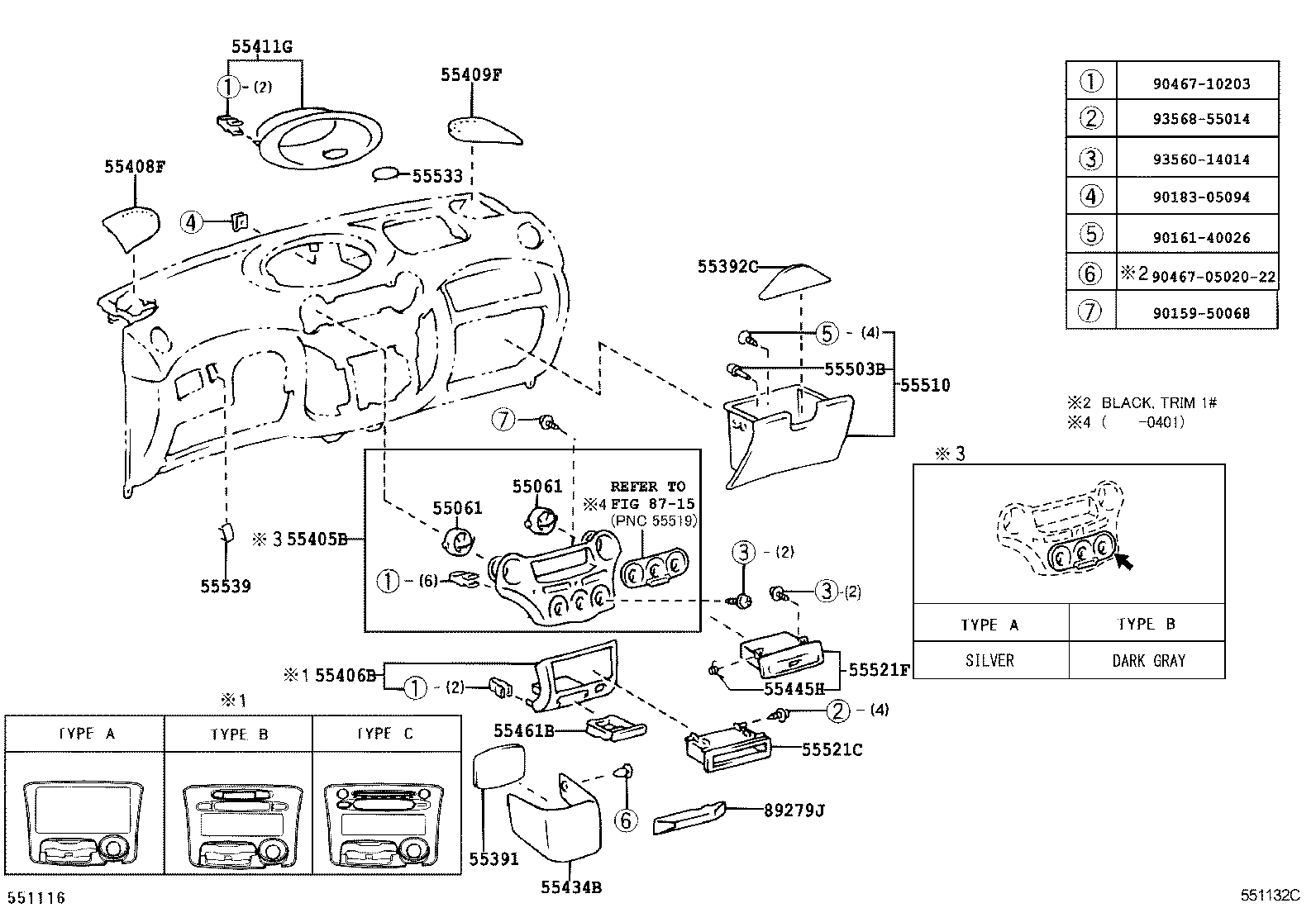 Instrument Panel Glove Compartment