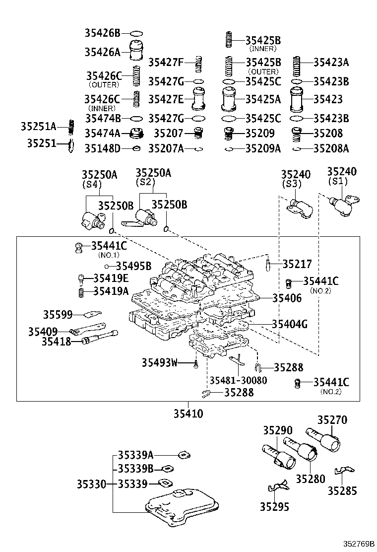 Valve Body Oil Strainer