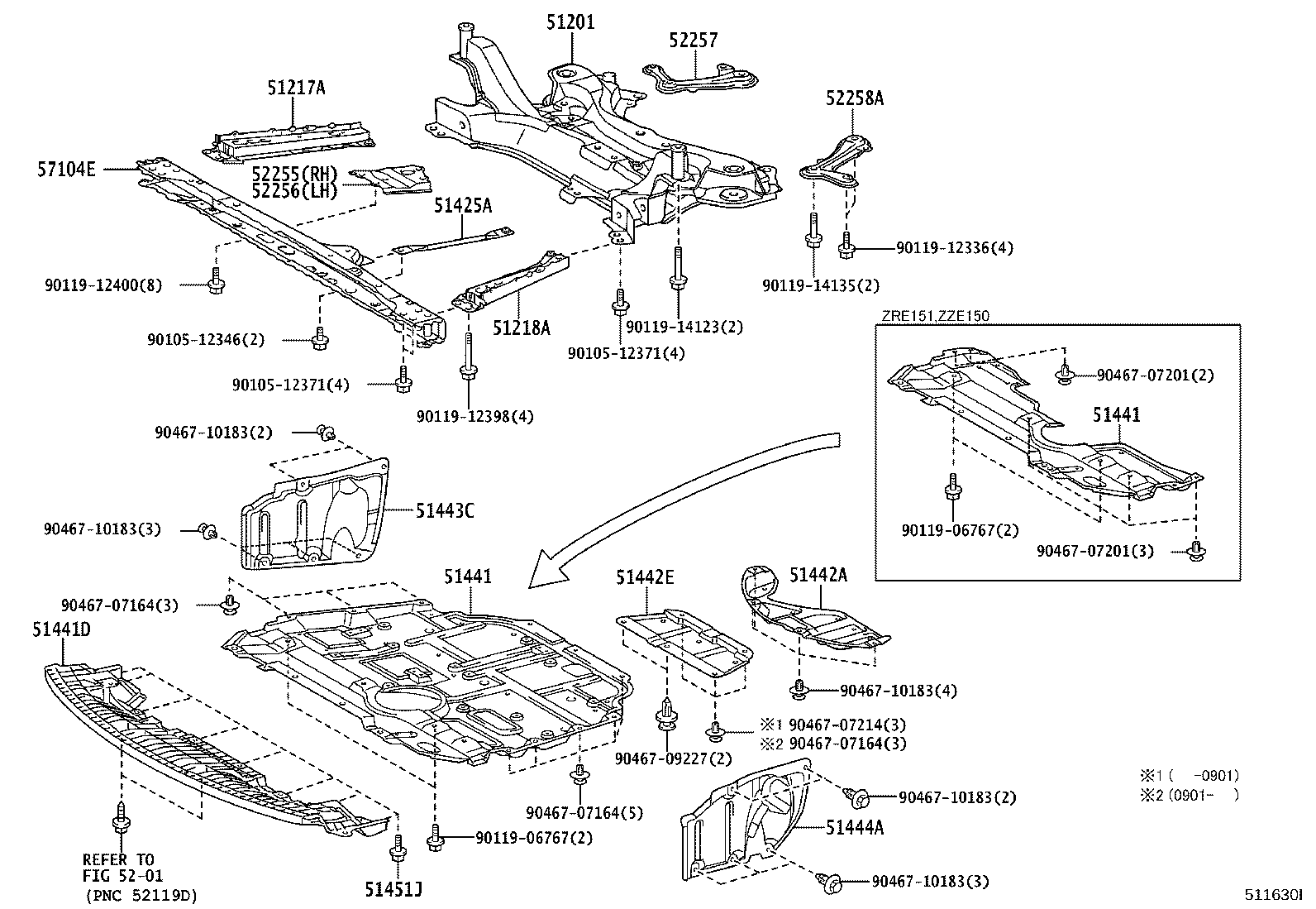 Suspension Crossmember & Under Cover