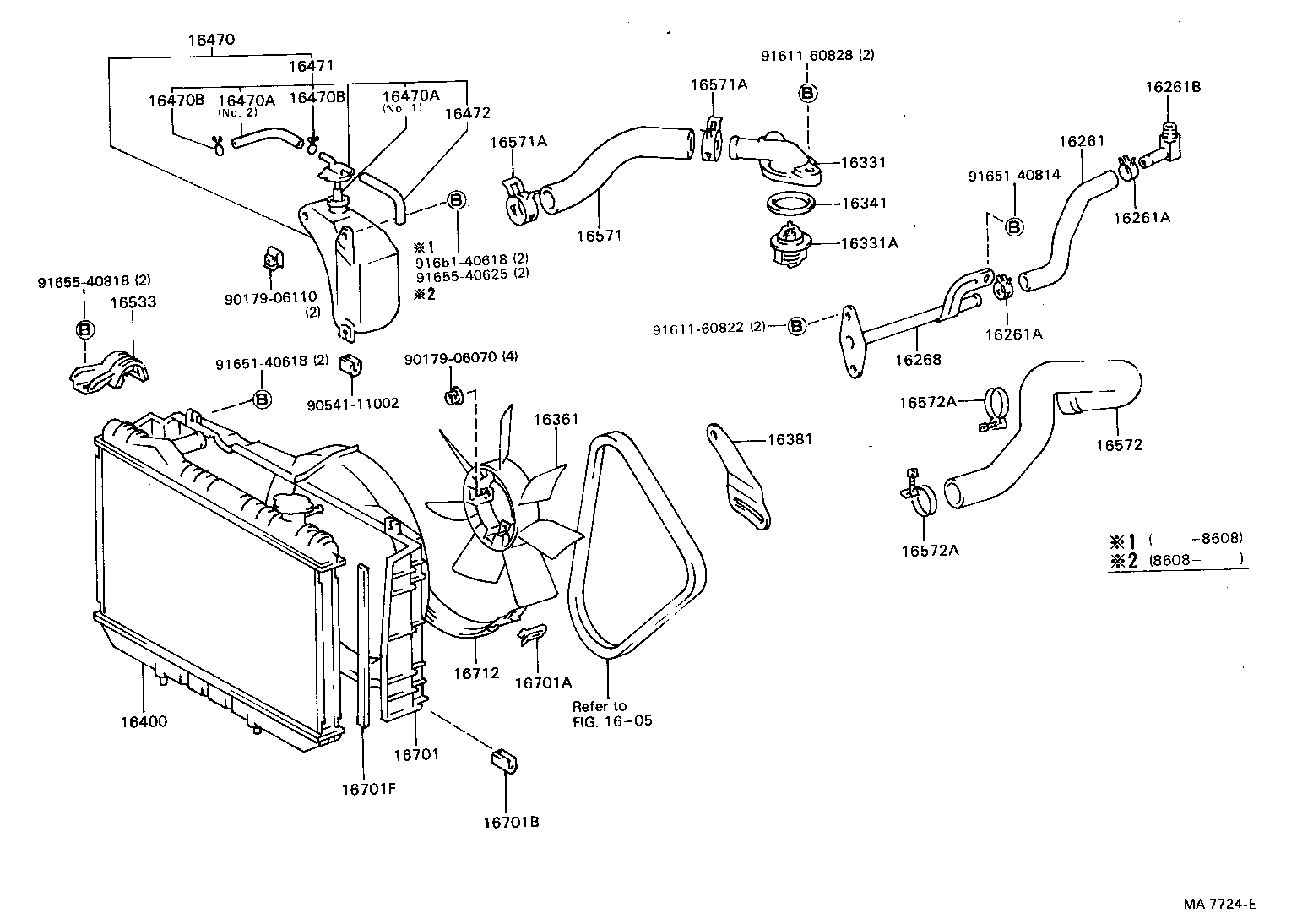Radiator Water Outlet