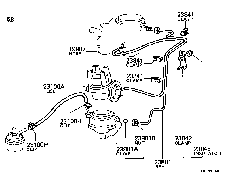 Fuel Pipe Clamp