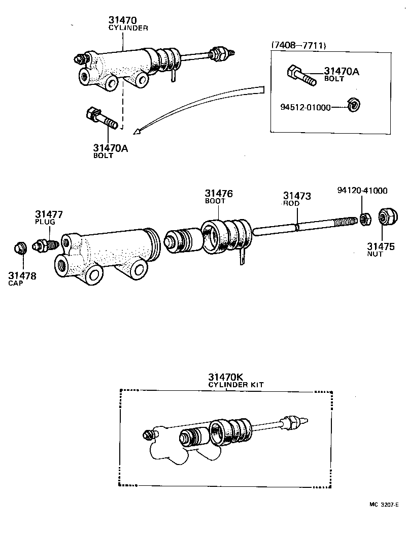 Clutch Release Cylinder