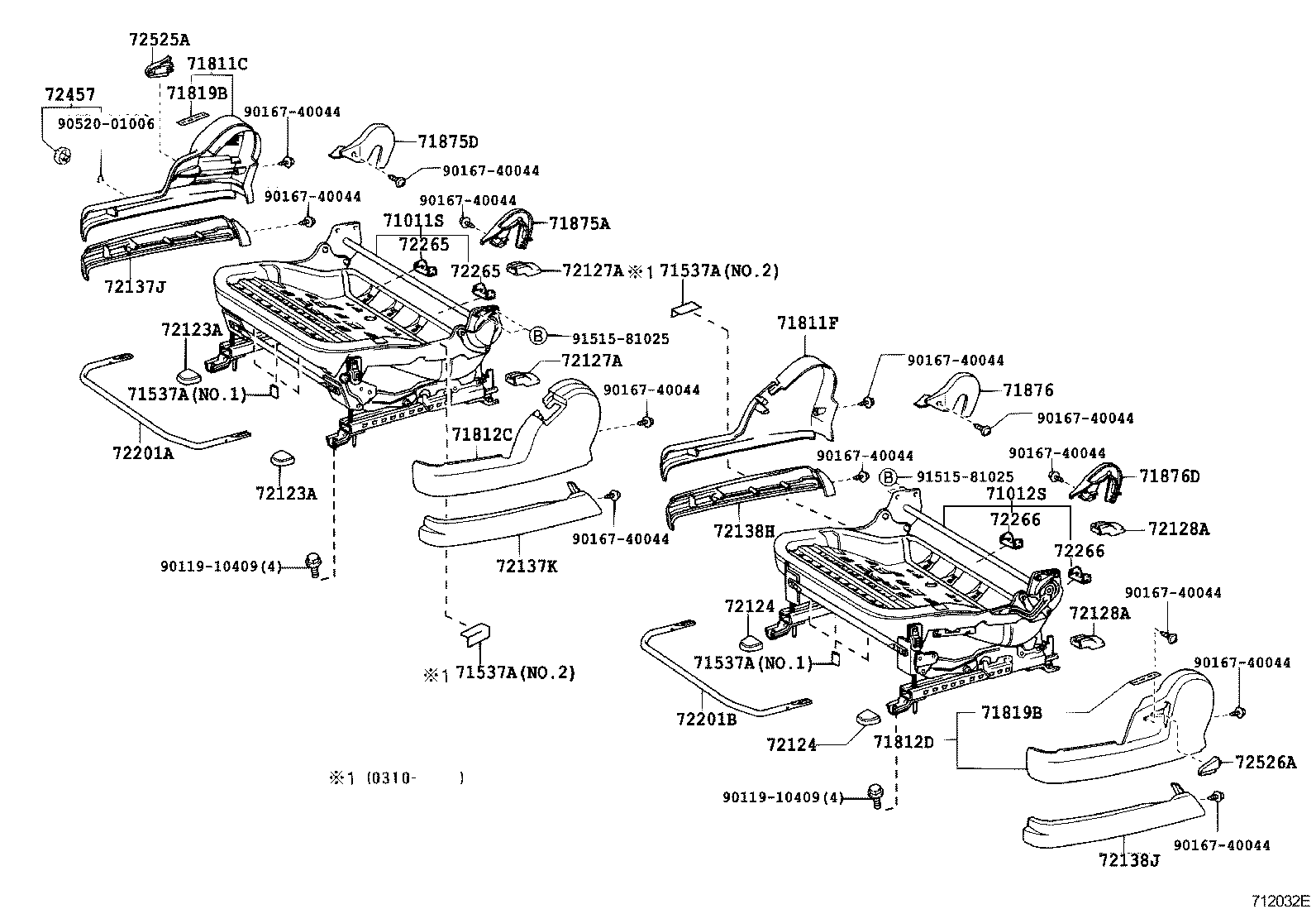Front Seat & Seat Track