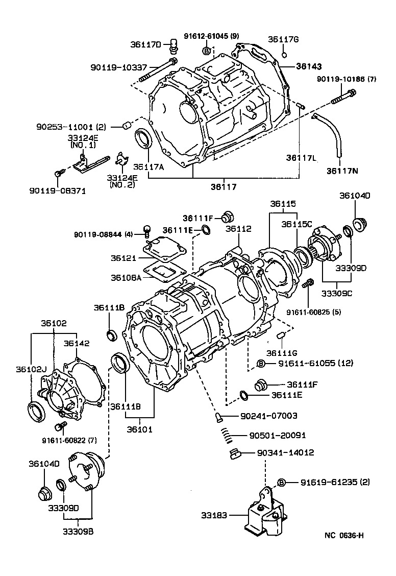 Transfer Case & Extension Housing