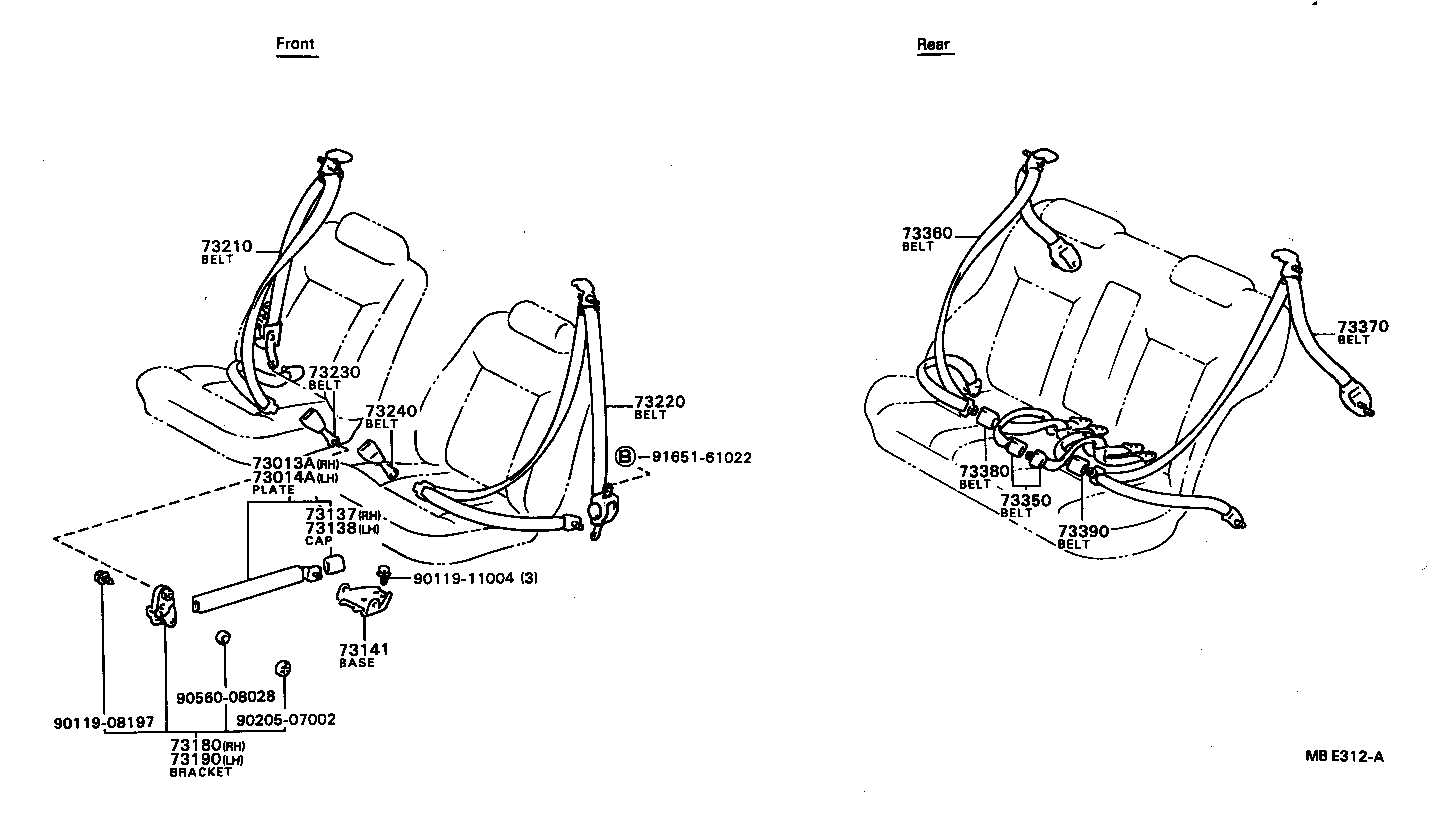 Seat Belt, Child Restraint Seat