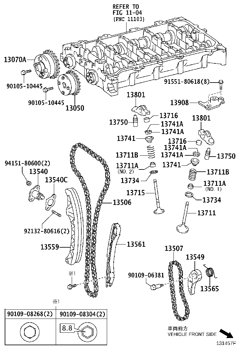 Árbol de levas y válvula