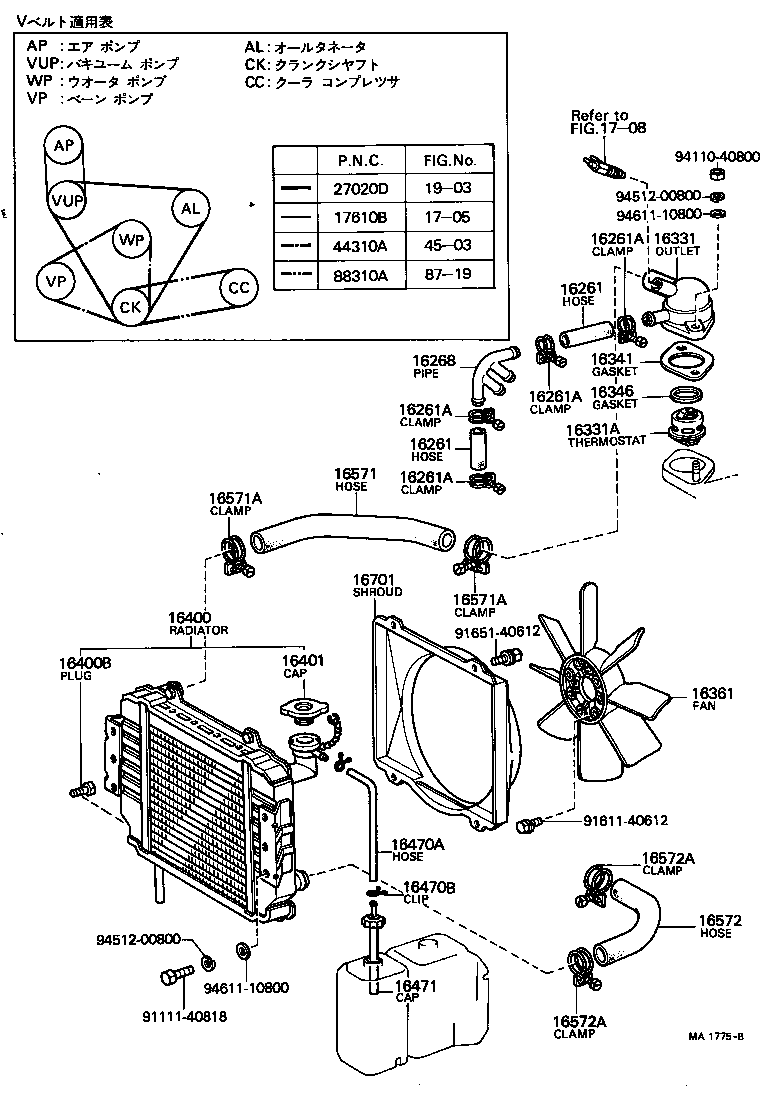 Radiator Water Outlet