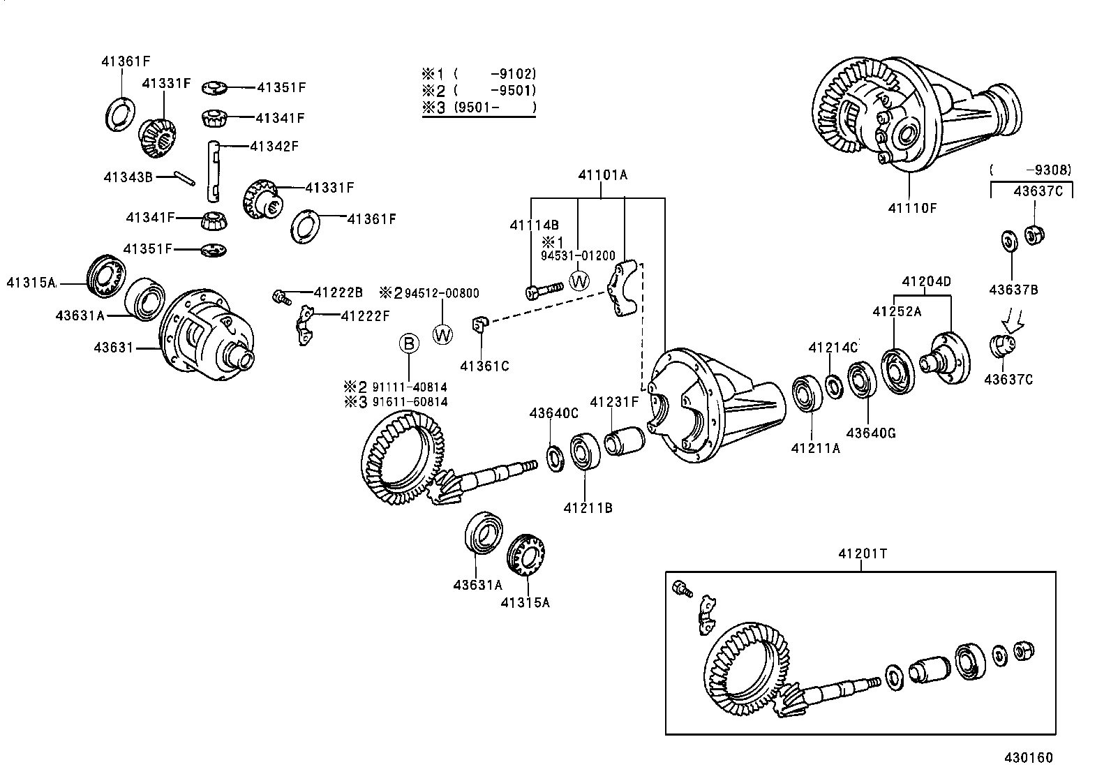 Front Axle Housing & Differential