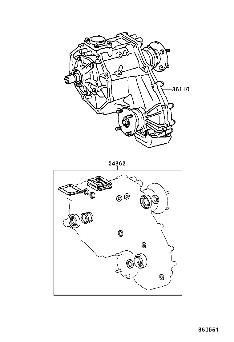 Transfer Assembly Gasket Kit