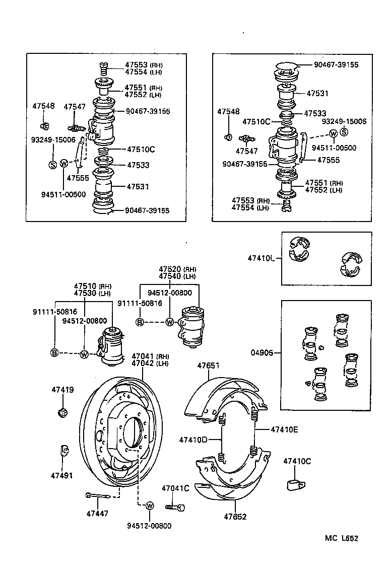 Front Drum Brake Wheel Cylinder