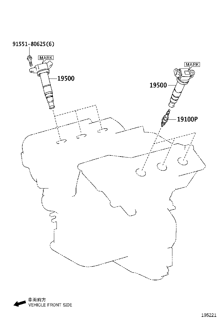 Ignition Coil Spark Plug Glow Plug