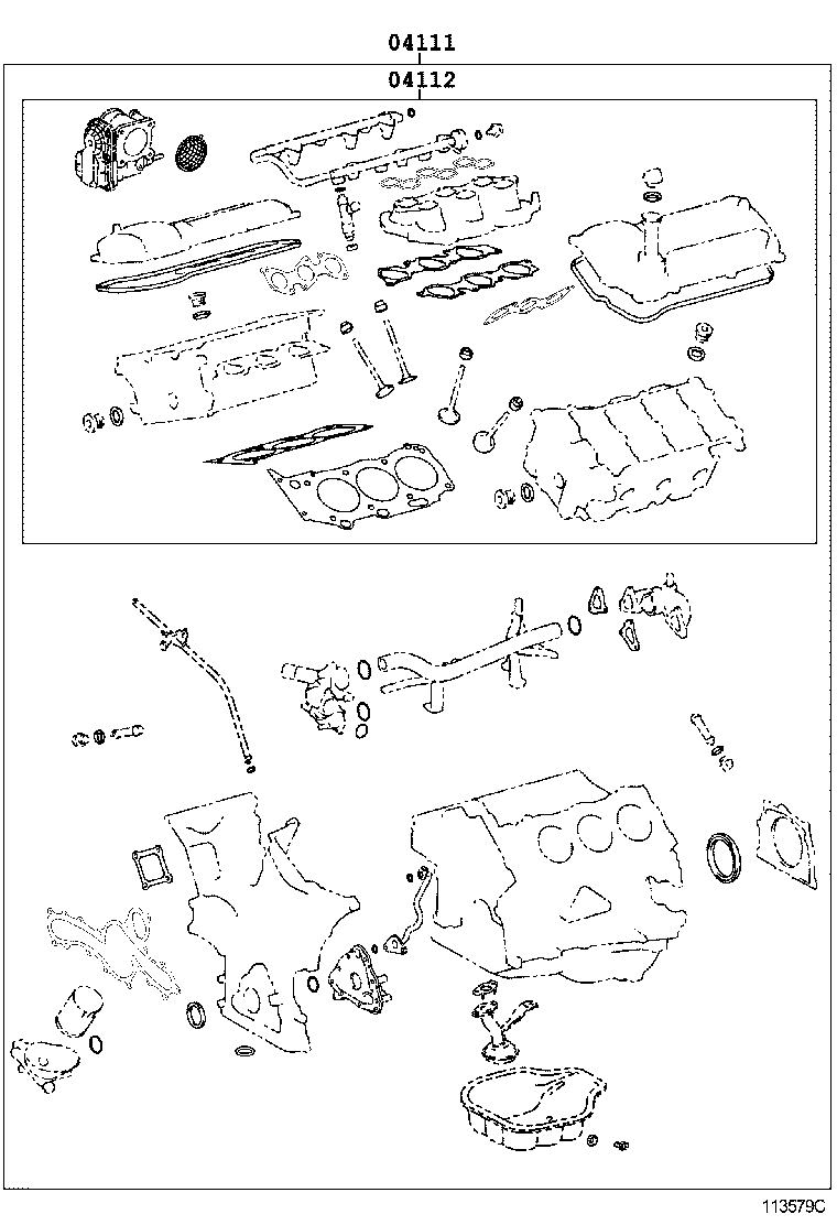 Engine Overhaul Gasket Kit