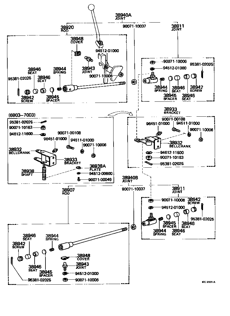 Power TakeOff Lever & Link