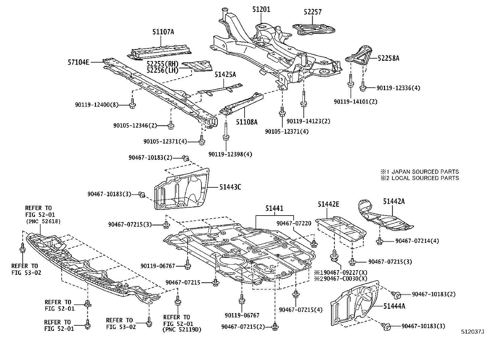 Suspension Crossmember & Under Cover