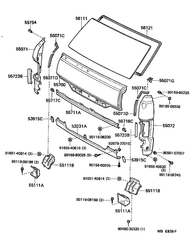 Front Panel & Windshield Glass