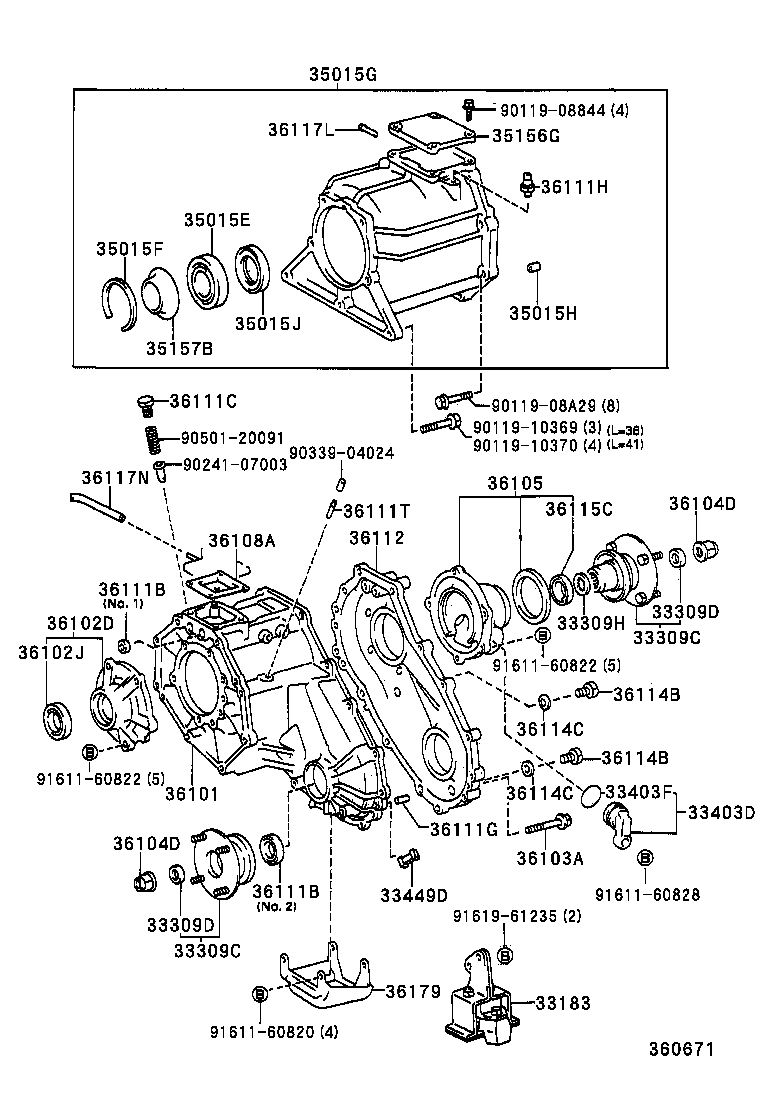 Transfer Case & Extension Housing