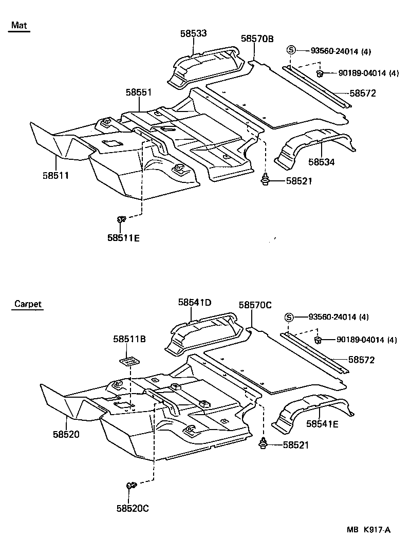 Floor Mat & Silencer Pad