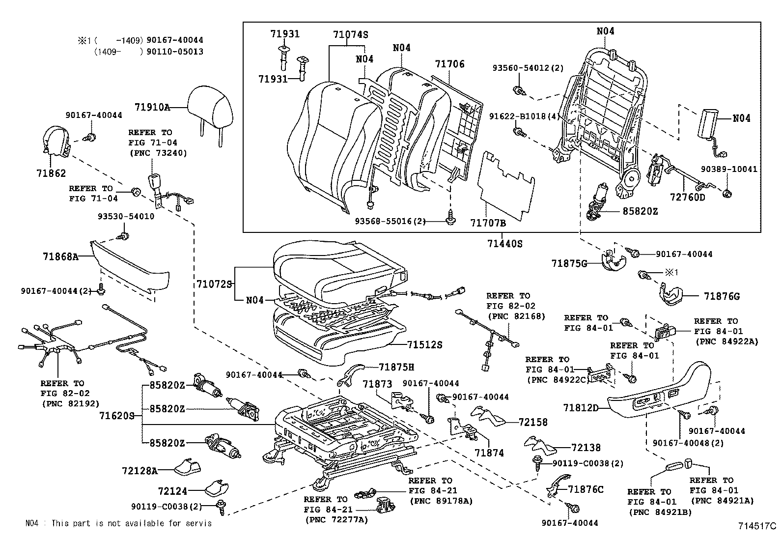 Front Seat & Seat Track