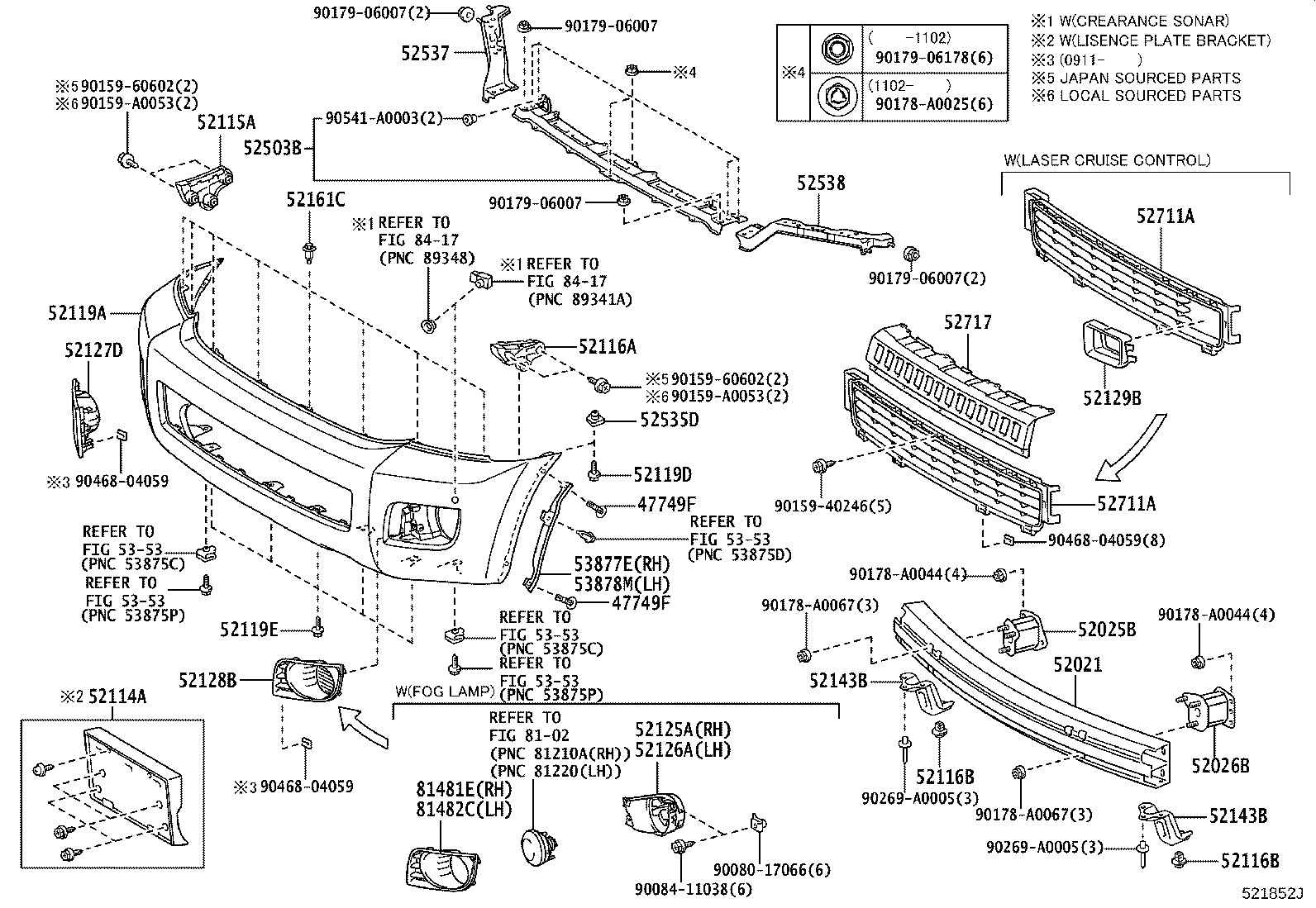 Front Bumper Bumper Stay