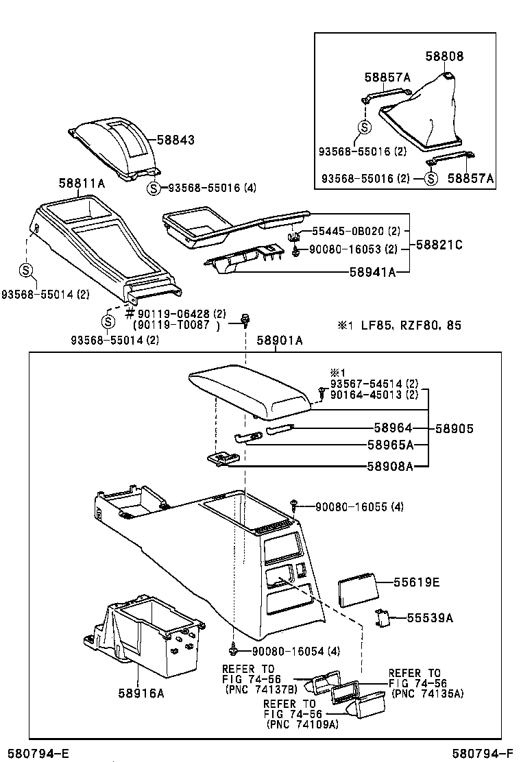 Console Box & Bracket