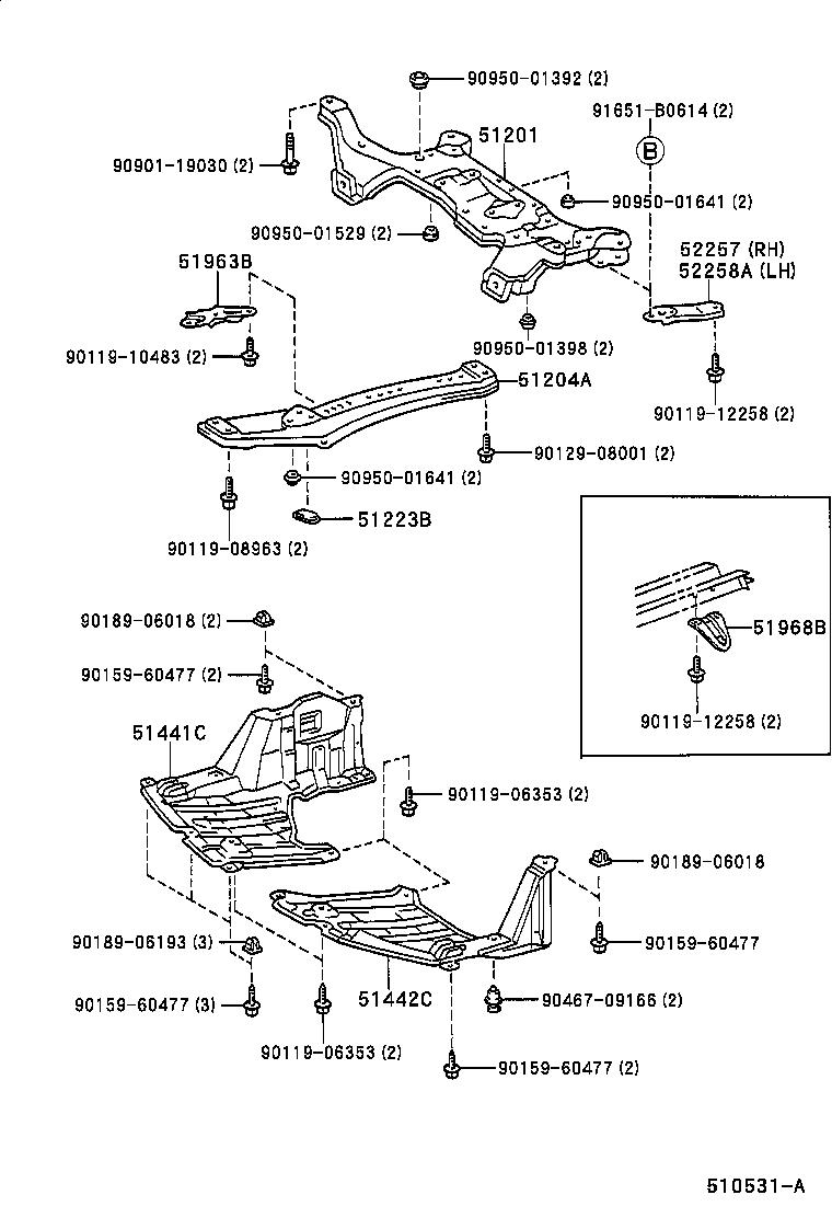 Suspension Crossmember & Under Cover