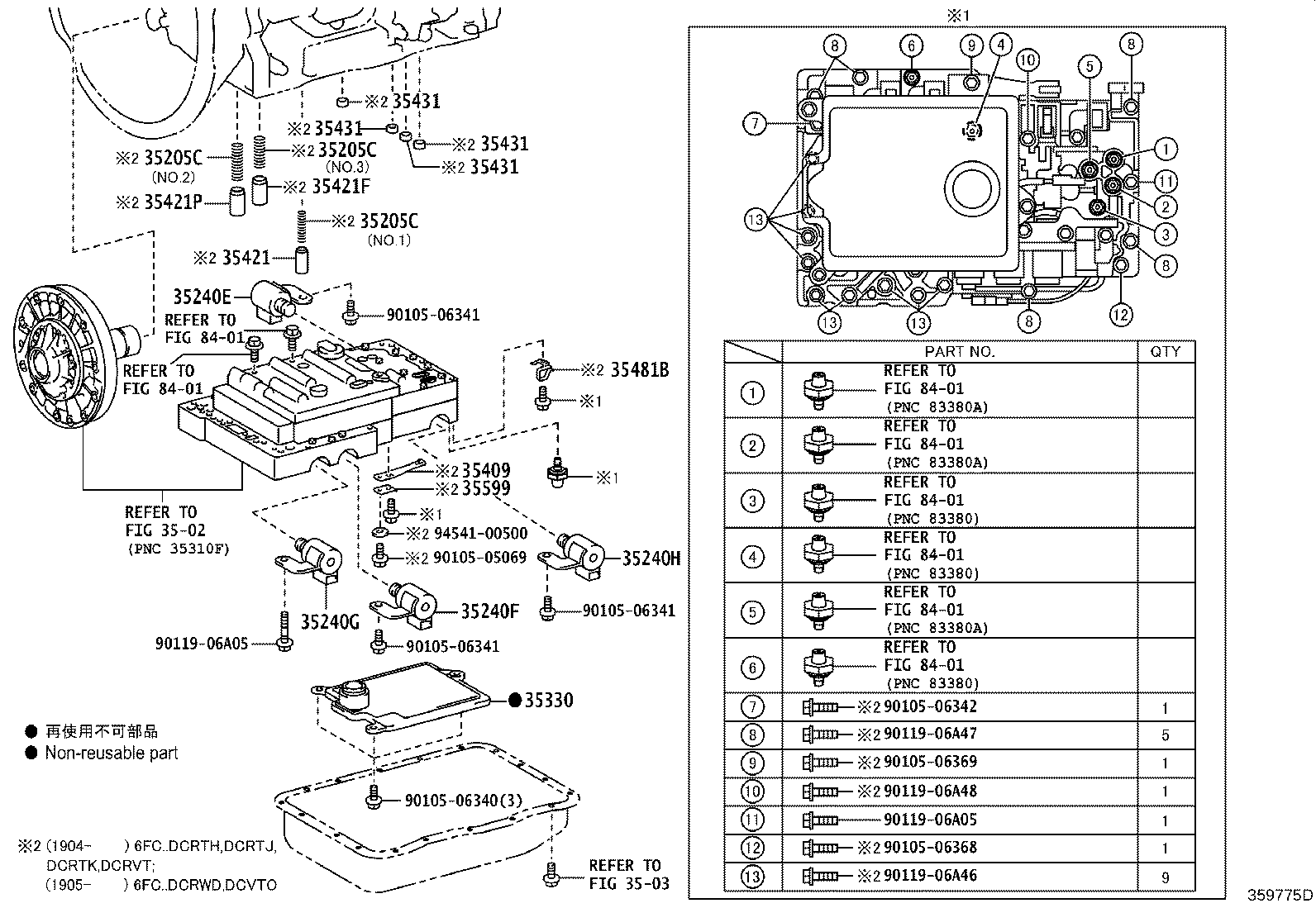 Valve Body Oil Strainer